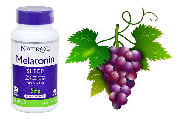 Мелатонин и виноград