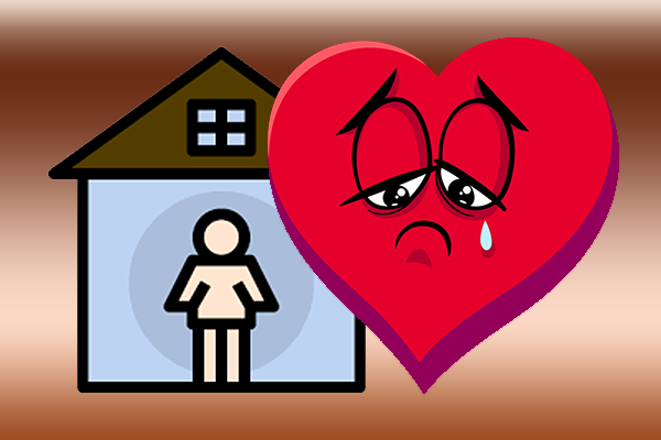 Одиночество в доме и печальное сердце